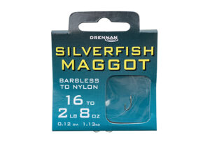 Drennan Spade Ends to Nylon - Silverfish Maggot
