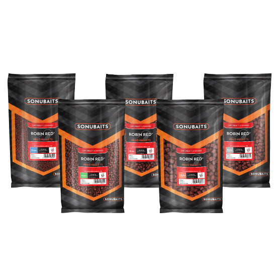 Sonubaits Robin Red Feed Pellets S0800015/16/17/18/19 900g