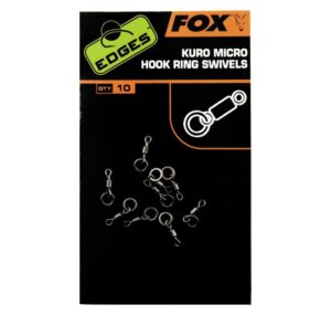 Fox Edges Kuro Micro Hook Ring Swivel CAC586