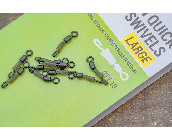 KORUM Specimen Quick Snap Swivel L - DB EXPERT Ribolovna trgovina KORUM Specimen Quick Snap Swivel L - DB EXPERT Ribolovna trgovina
