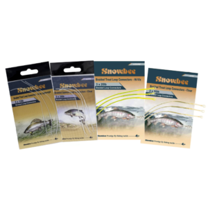 Snowbee Looped Connectors x3 - Clear Trout