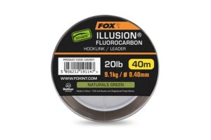 Fox Edges Illusion Fluorocarbon - 40m - Naturals Green