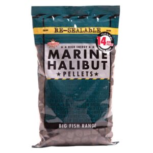Dynamite Baits Marine Halibut Pellets 14mm - Pre Drilled
